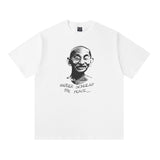 saint m t shirts  s.m. rapper character graphic crewneck pullover short sleeve t-shirt - wholesale