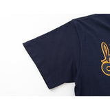 Drew house t shirt fall and winter d@ew hummingbird pattern cartoon round neck pullover short sleeves