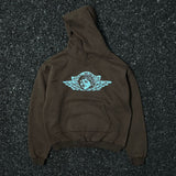 Saint m hoodie spring & fall s.m little angel limited pattern pullover hooded sweatshirt