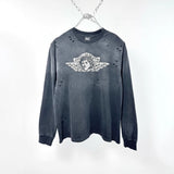 Saint m hoodie - spring/autumn collection - s.m little angel limited edition graphic crewneck pullover long sleeve