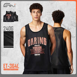 Etai men's apparel trendy brand athletic mesh loose tank top - high-quality summer breathable casual vest