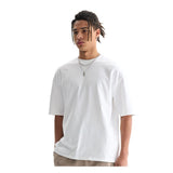 Etai men's clothing premium boxy fit heavyweight t-shirt - trendy men's apparel, solid color, small collar, 100% cotton short sleeve