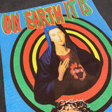 saint m t shirts  s.m. madonna and child earth vintage print short sleeve tee - wholesale