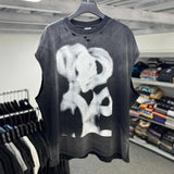 saint m t shirts  s.m. alien graphic crewneck pullover tank top