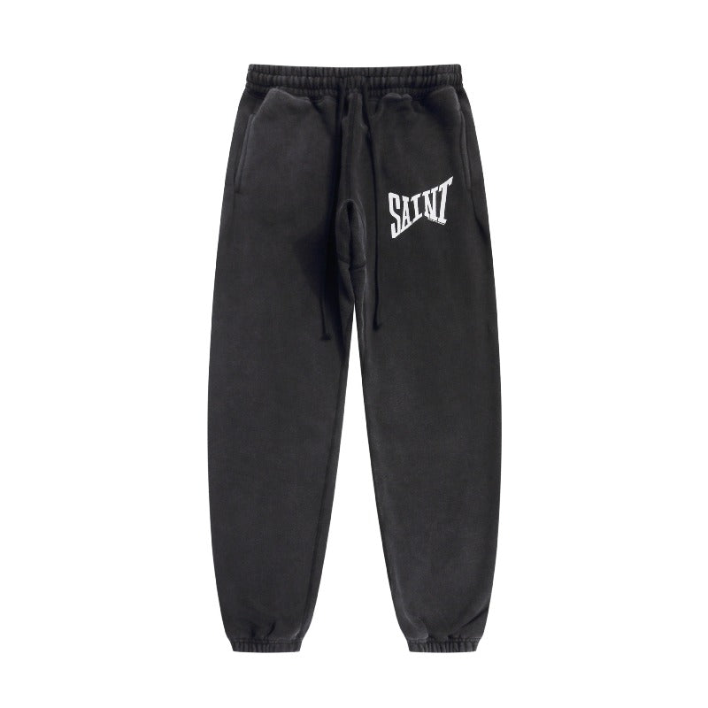 Saint m t pants - autumn/winter s.m vintage classic letter casual trousers