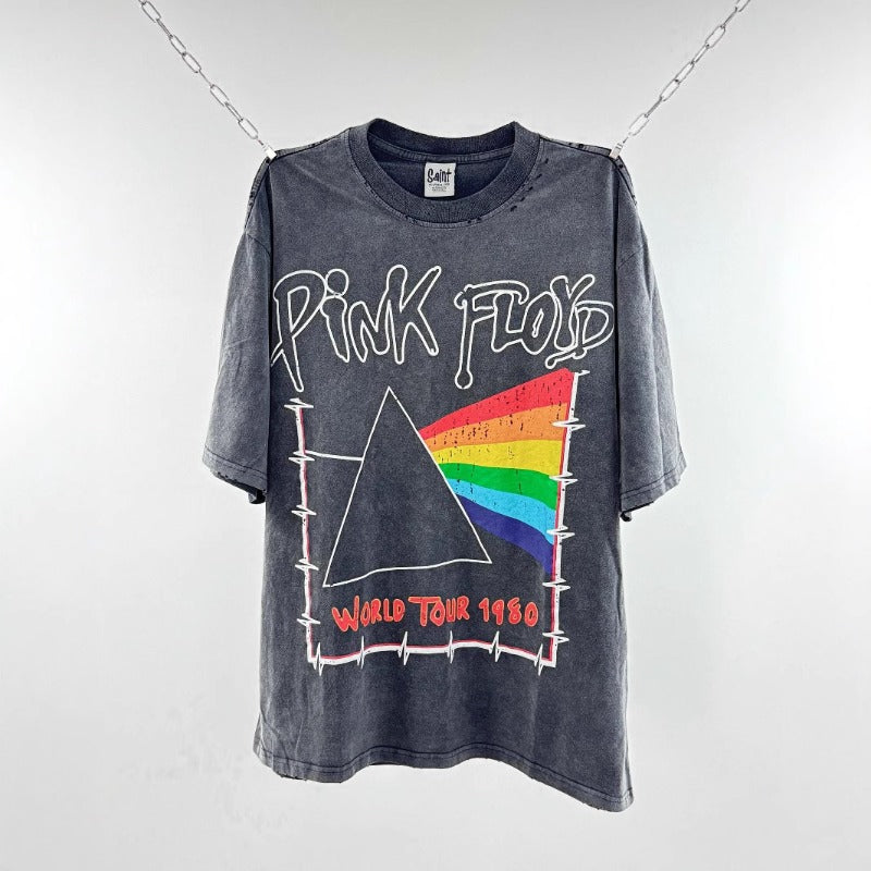 saint m t shirts  s.m. band limited edition graphic crewneck t-shirt - wholesale