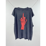 saint m t shirts  s.m abstract art pattern crew neck pullover tank top - wholesale