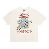 saint m t shirts  s.m vintage high street casual crew neck pullover short sleeve tee - wholesale