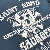 saint m t shirts  s.m vintage print crew neck pullover short sleeve top - wholesale