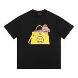 Drew house t-shirt - spring/summer collection - d@ew bear bag graphic crew neck pullover short sleeve - wholesale