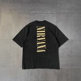 saint m t shirts  s.m. koben guitar smash graphic crew neck short sleeve t-shirt - wholesale