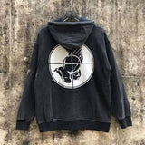 Saint m hoodie - autumn/winter s.m palm letter graphic pullover hoodie - wholesale single piece