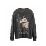 Saint m hoodie - spring/autumn s.m anime character graphic crewneck pullover long sleeve - wholesale