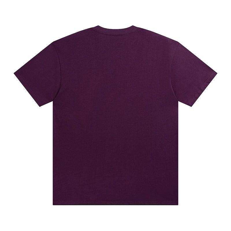Drew house t shirt spring and summer d@ew pizza pattern round neck pullover short sleeves