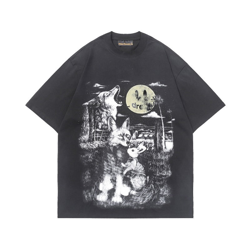 Drew house t-shirt - spring/summer d@ew washed & distressed collection - crew neck pullover short sleeve - wholesale single piece