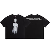 saint m t shirts  s.m. alien mystery creature crewneck pullover short sleeve tee - wholesale
