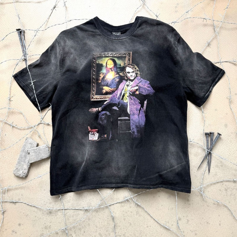 saint m t shirts  s.m clown artist limited edition graphic crewneck t-shirt - wholesale