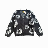Saint m t sweater fall and winter s.m co-branded series pattern mohair sweater
