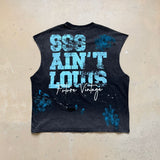 saint m t shirts  s.m street graffiti style tank top pullover vest - wholesale