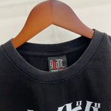saint m t shirts  s.m phantom letter graphic crew neck pullover short sleeve top - wholesale