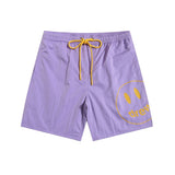 Drew house pants spring/summer d@ew smiley face letter print casual loose beach shorts