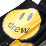 Drew house pants early spring d@ew smiley letter printing pattern casualshorts