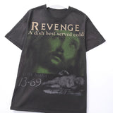 saint m t shirts  s.m character & letter graphic crew neck short sleeve tee