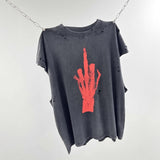 saint m t shirts  s.m abstract art pattern crew neck pullover tank top - wholesale