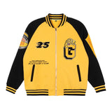 Etai men's youthful trendy high-quality baseball jacket - sporty, versatile fleece zip-up outerwear for men