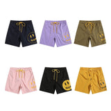 Drew house pants spring/summer d@ew smiley face letter print casual loose beach shorts