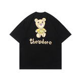 Drew house t-shirt - spring/summer d@ew cartoon bear graphic crew neck pullover short sleeve - wholesale single piece
