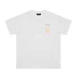Drew house t-shirt - spring/summer - d@ew smiley face embroidered letter crew neck short sleeve
