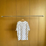 Drew house t shirt spring and summer d@ew spotted smiley face pattern round neck pullover short sleeves