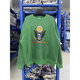 Saint m hoodie spring & fall s.m themis statue printing round neck pullover sweatshirt