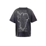 saint m t shirts  s.m vintage washed graphic crew neck pullover short sleeve top - wholesale