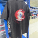 saint m t shirts  s.m instant elimination pattern crew neck pullover short sleeve one-piece wholesale