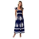 Women's dress: hot-selling european and american style beach dress for women on amazon - vacation-ready printed bandeau dress