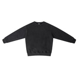 Saint m hoodie spring & fall s.m washed and distressed pure color round neck pullover sweatshirt