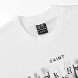saint m t shirts  s.m. finger heart graphic crew neck pullover short sleeve top - wholesale