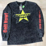 Saint m hoodie - spring/autumn - s.m - star & letter graphic - crew neck pullover - long sleeve