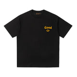 Drew house t-shirt - spring/summer - d@ew letter & smiley face graphic - crew neck pullover short sleeve - wholesale