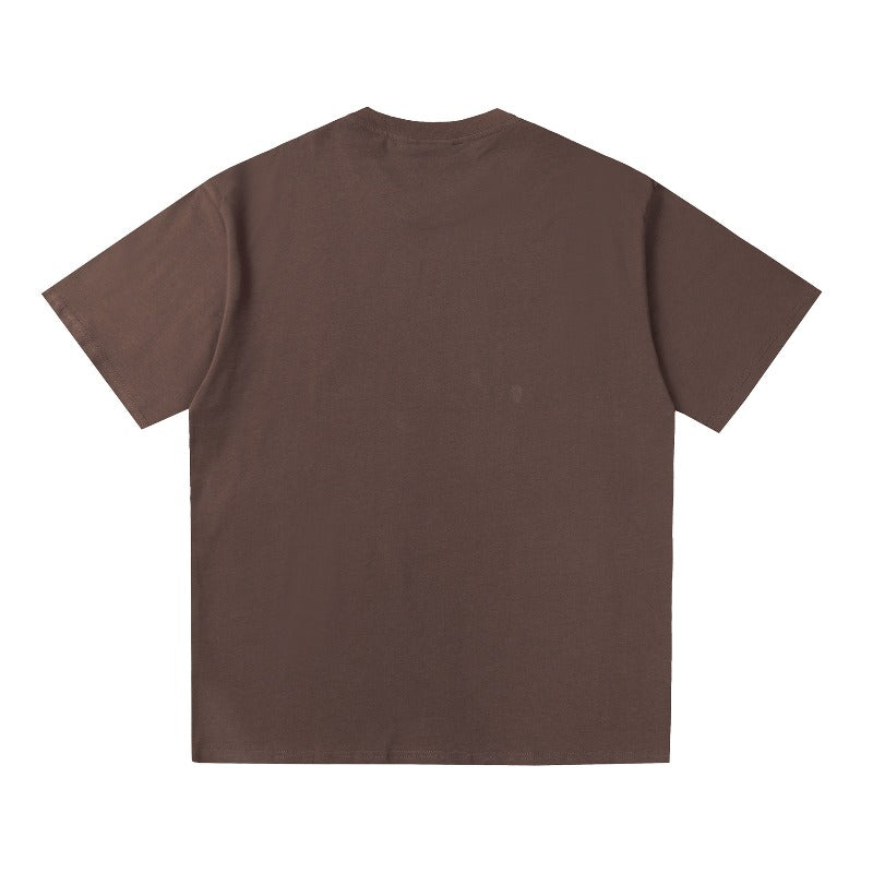Drew house t-shirt - spring/summer d@ew cartoon radio graphic crew neck pullover short sleeve