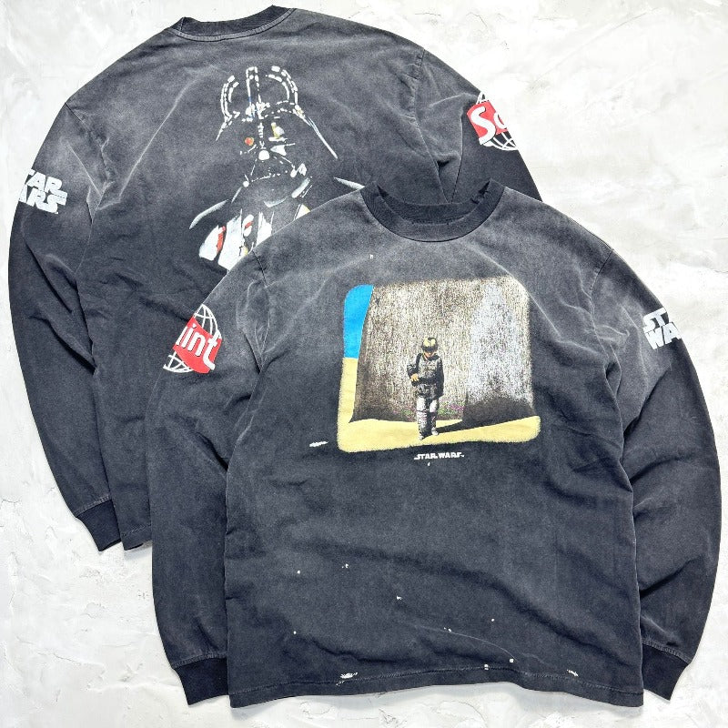 Saint m hoodie - autumn/winter s.m star wars graphic crewneck pullover long sleeve - wholesale