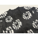 Saint m t sweater fall and winter s.m co-branded series pattern mohair sweater