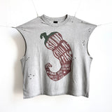 saint m t shirts  s.m. red chili band limited edition pullover casual tank top