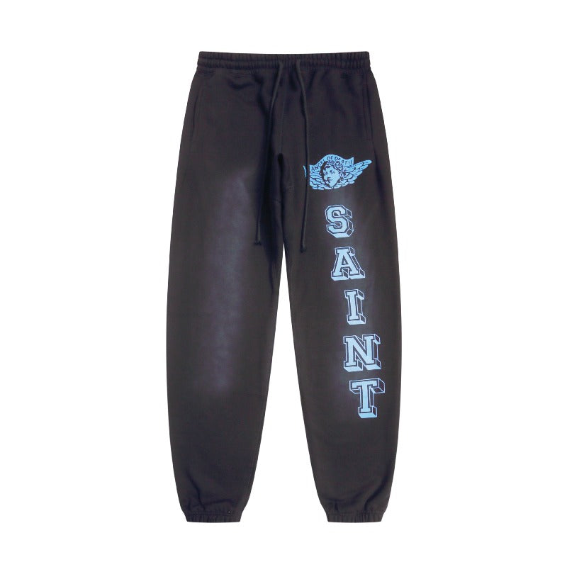 Saint m t pants - autumn/winter s.m vintage angel letter casual trousers