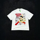 saint m t shirts  s.m. collaboration cartoon graphic crewneck short sleeve t-shirt - wholesale