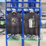 saint m t shirts  s.m. anatomical washed distressed raglan sleeve tank top - wholesale