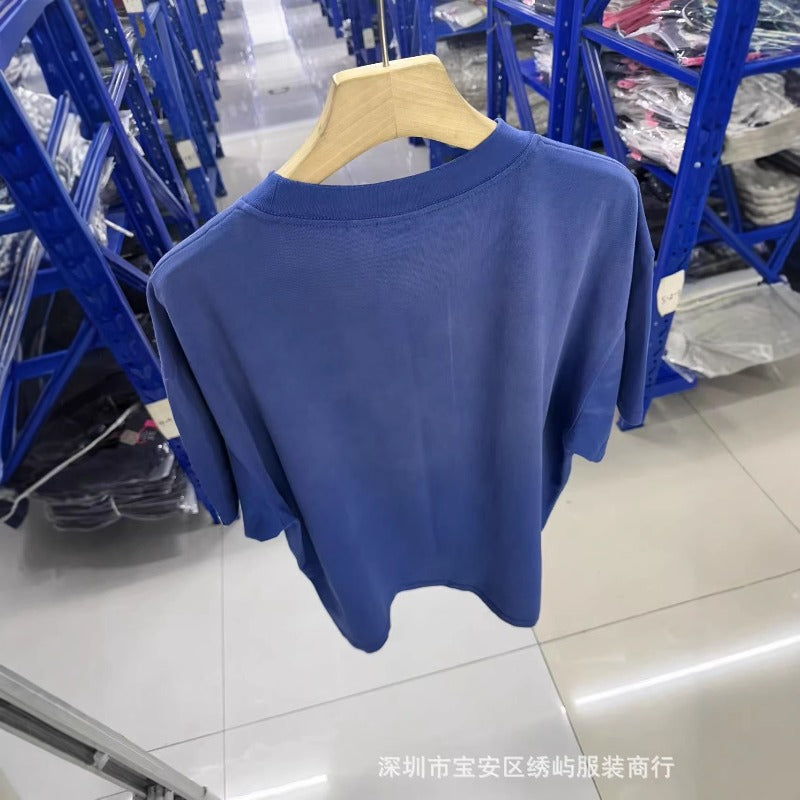 saint m t shirts  s.m collaboration graphic crewneck t-shirt - wholesale