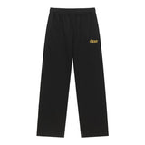 Drew house pants - spring/autumn d@ew tape letter solid color casual trousers